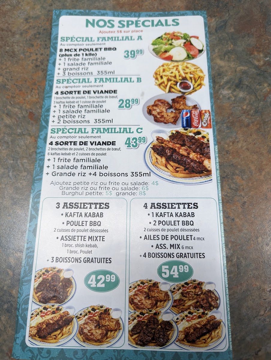 Menu Grillades Mediterraneennes Turkish Restaurant-5