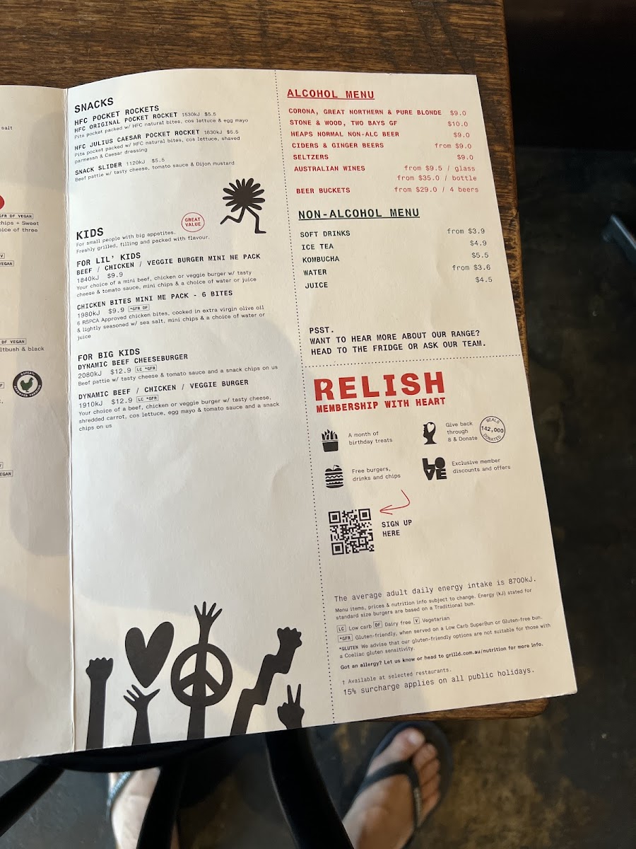 Menu Grill'd Burgers - Elsternwick-3