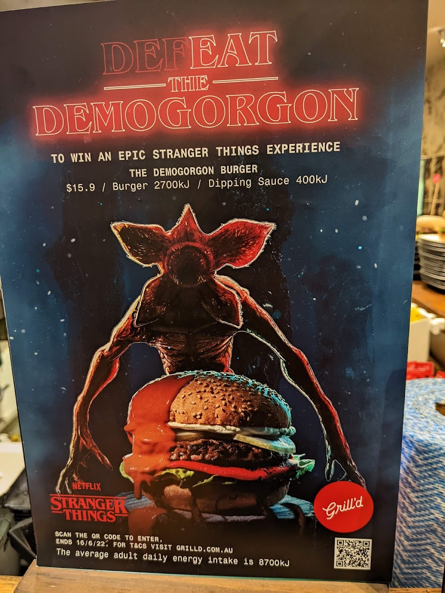 Menu Grill'd Burgers - Elsternwick-5