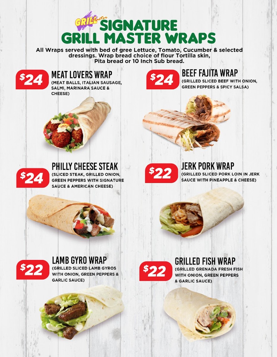 Menu Grillmaster-5
