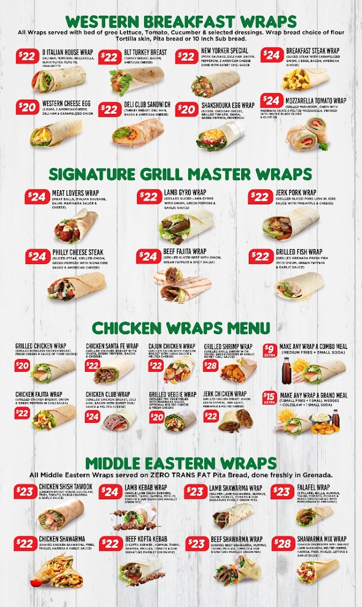Menu Grillmaster-6