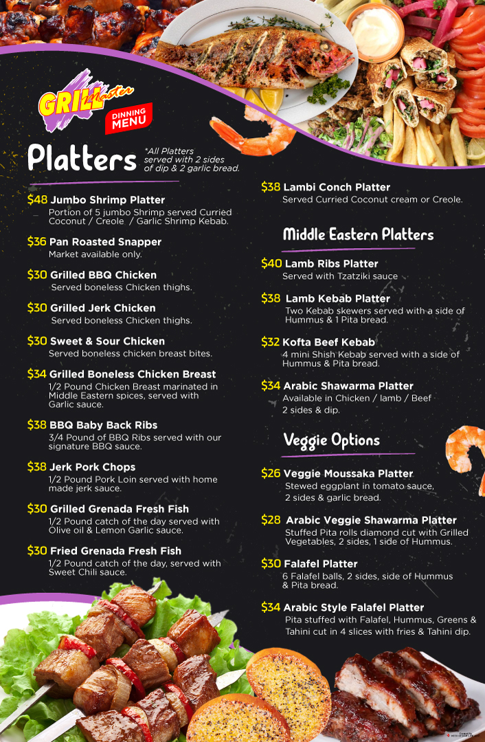 Menu Grillmaster-8