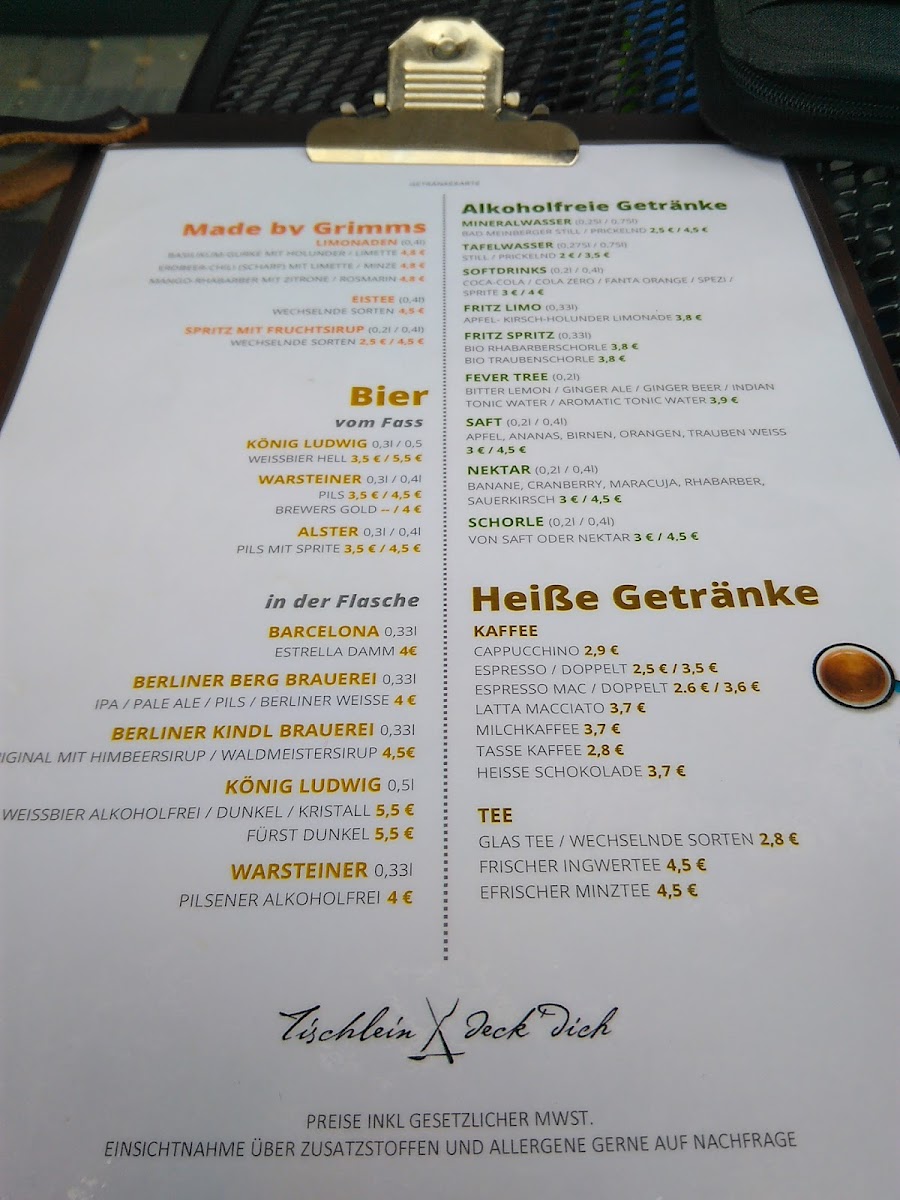 Menu Grimm's Tischlein Deck Dich-10