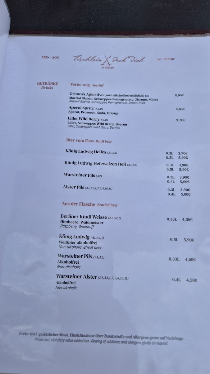 Menu Grimm's Tischlein Deck Dich-2