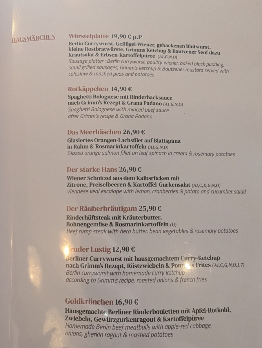 Menu Grimm's Tischlein Deck Dich-4