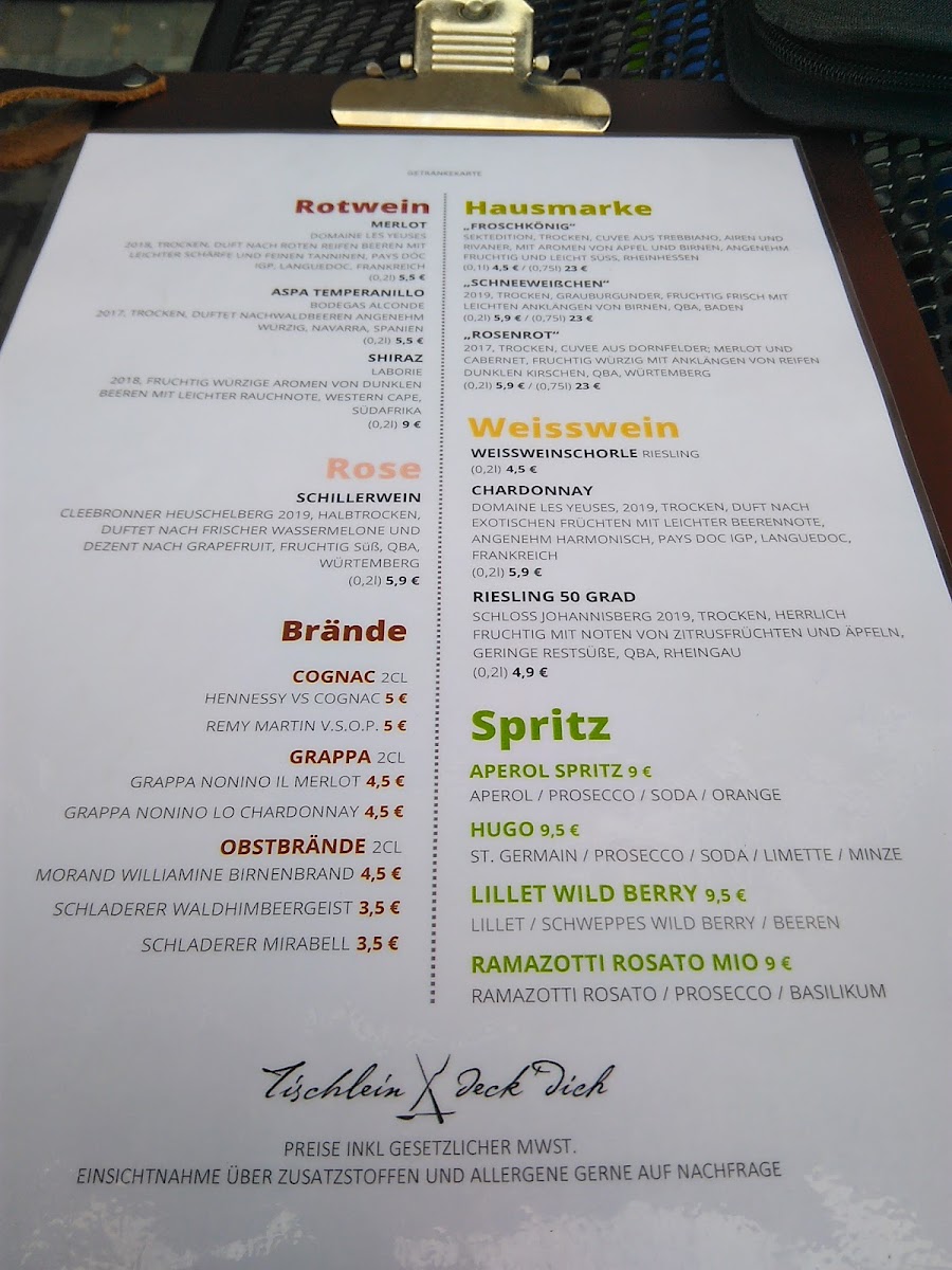 Menu Grimm's Tischlein Deck Dich-7