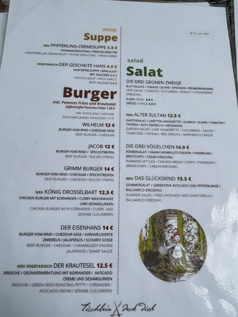 Menu Grimm's Tischlein Deck Dich-8