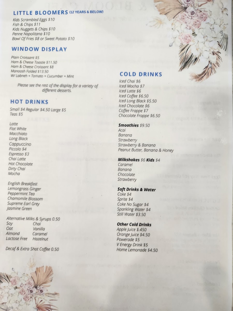 Menu Grind & Bloom Cafe-3
