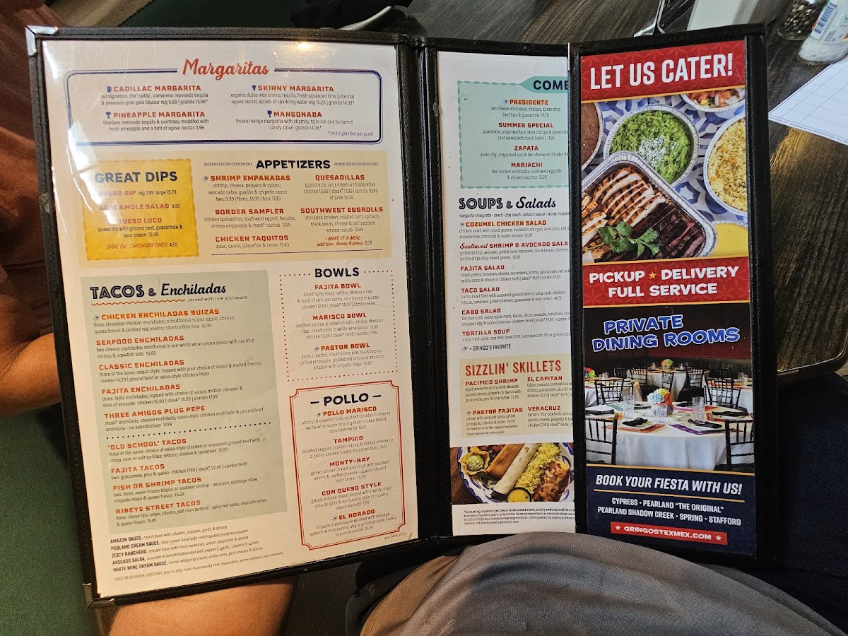 Menu Gringo’S Mexican Kitchen {Stafford}-1