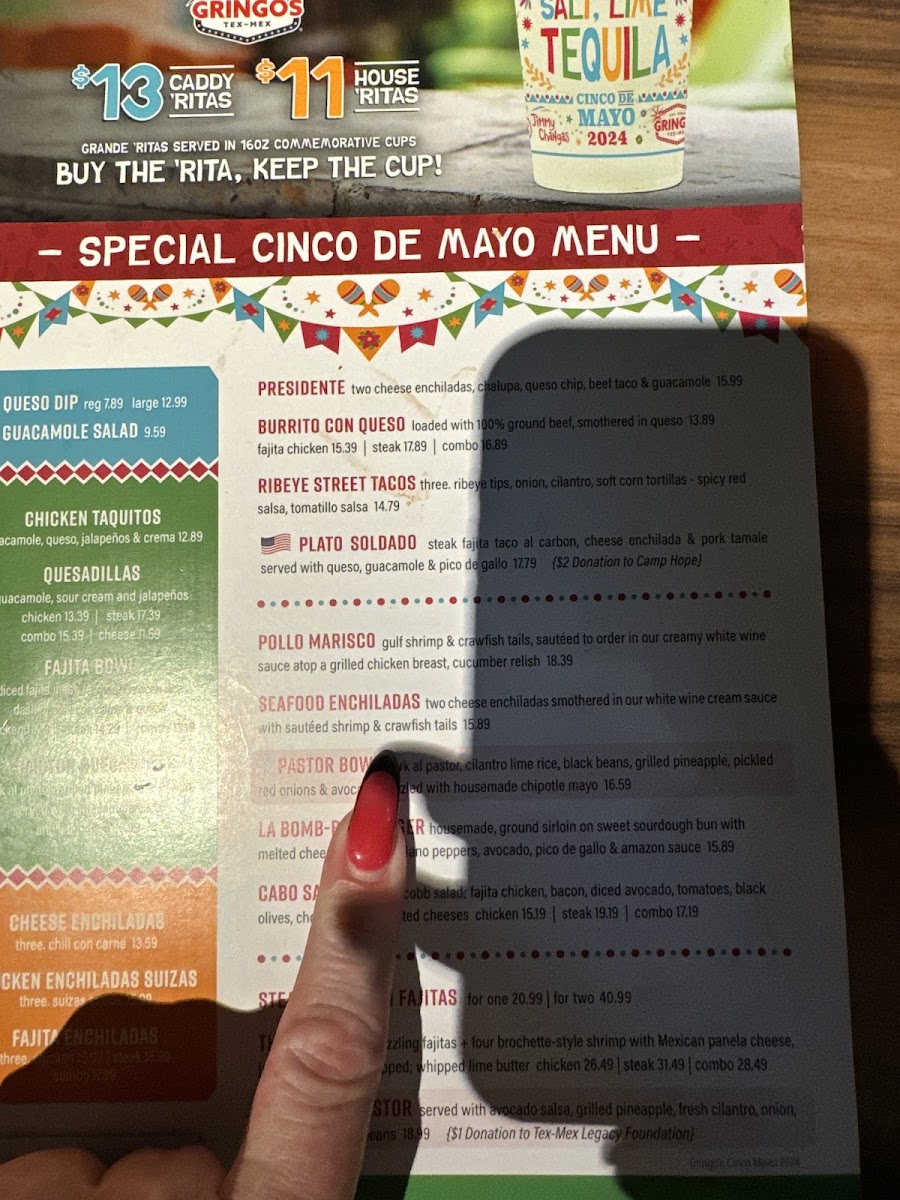 Menu Gringo’S Mexican Kitchen {Stafford}-10
