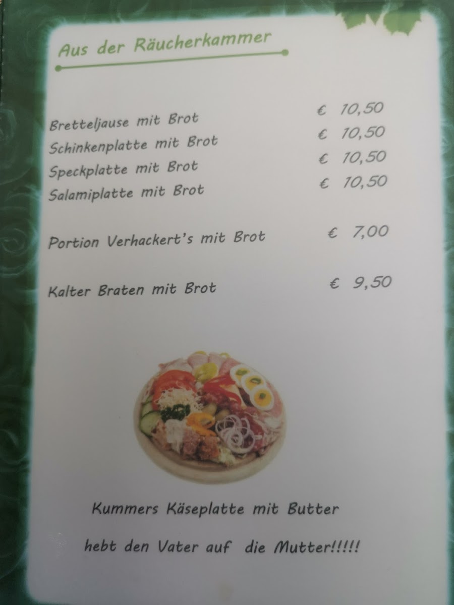 Menu Grinzing Heuriger Am Steinberg Fam Kummer-2