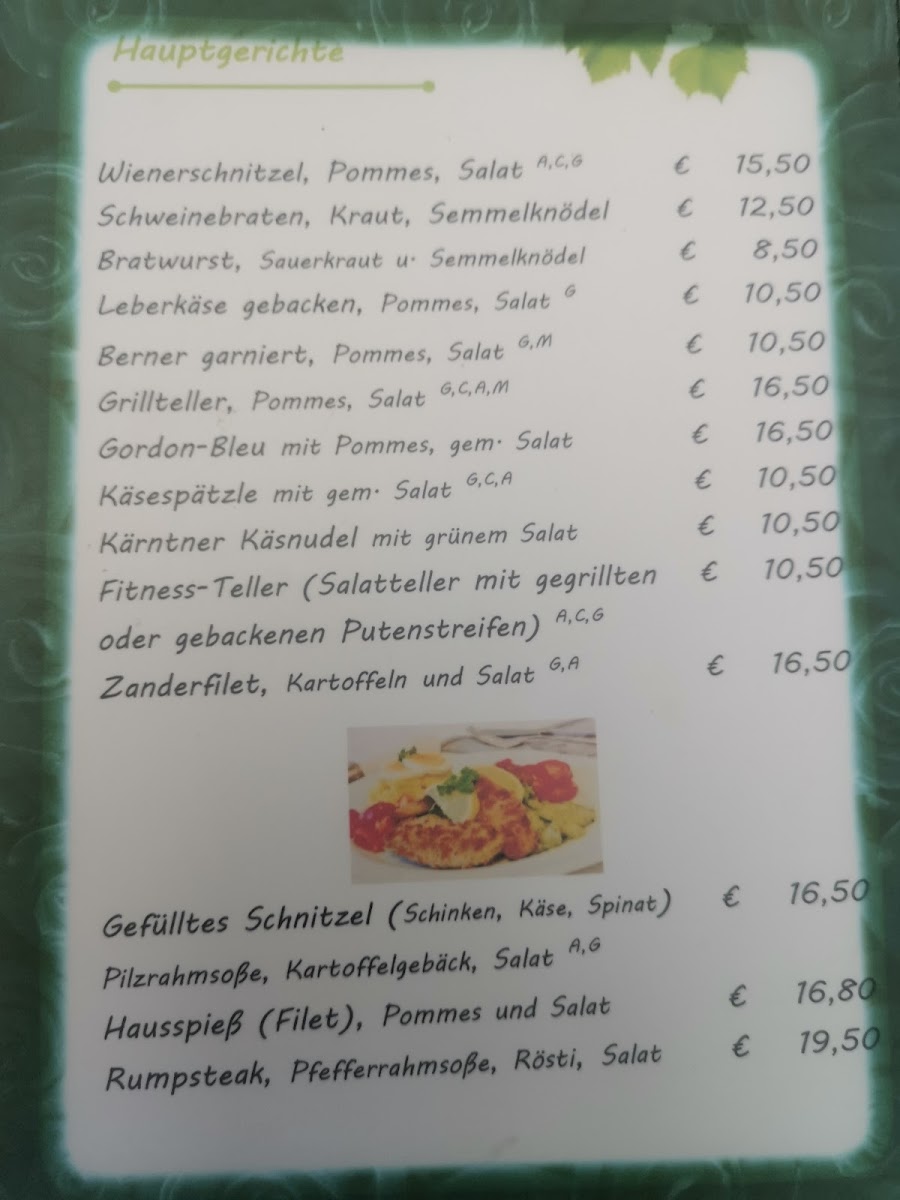 Menu Grinzing Heuriger Am Steinberg Fam Kummer-3