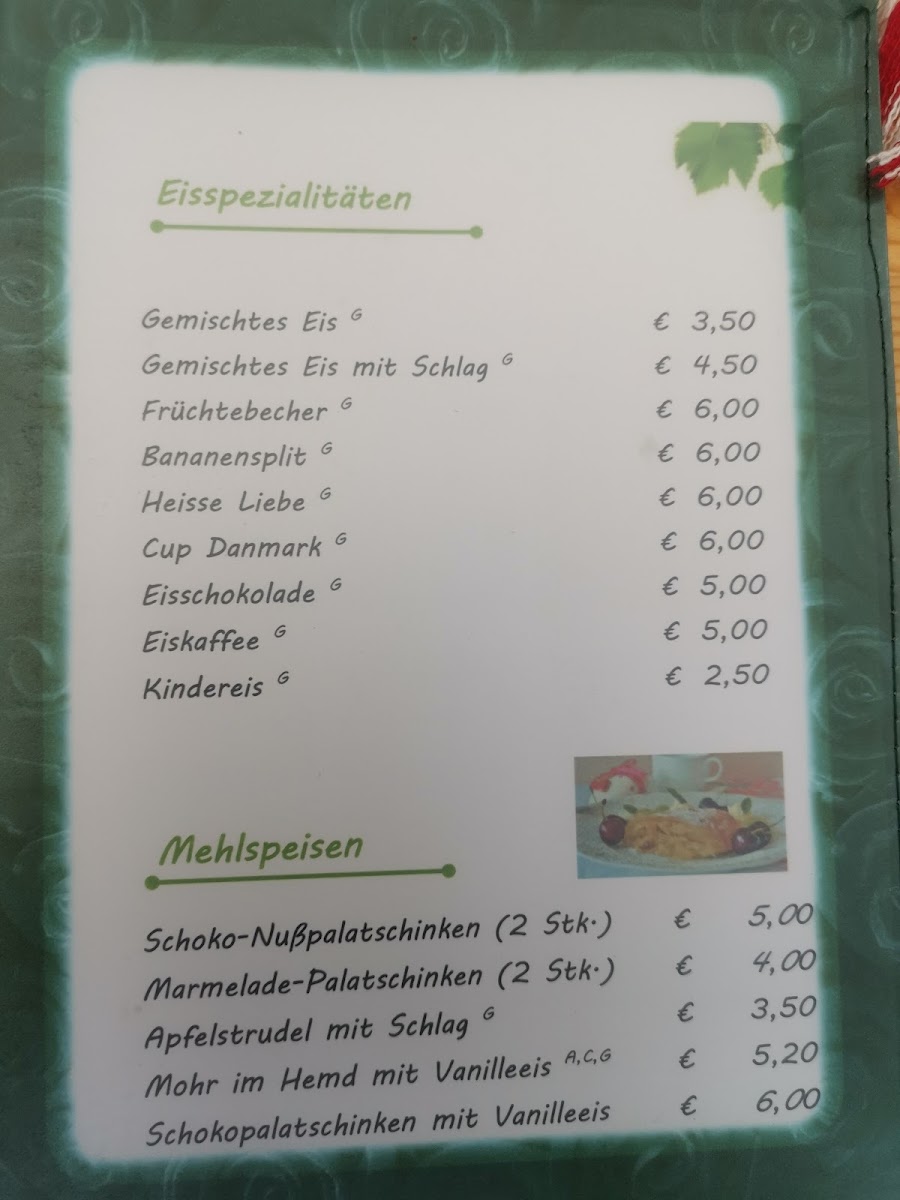 Menu Grinzing Heuriger Am Steinberg Fam Kummer-4
