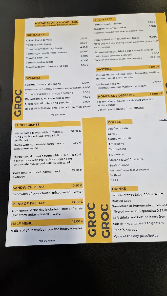 Menu Groc - Café, Cocina Y Mas-1