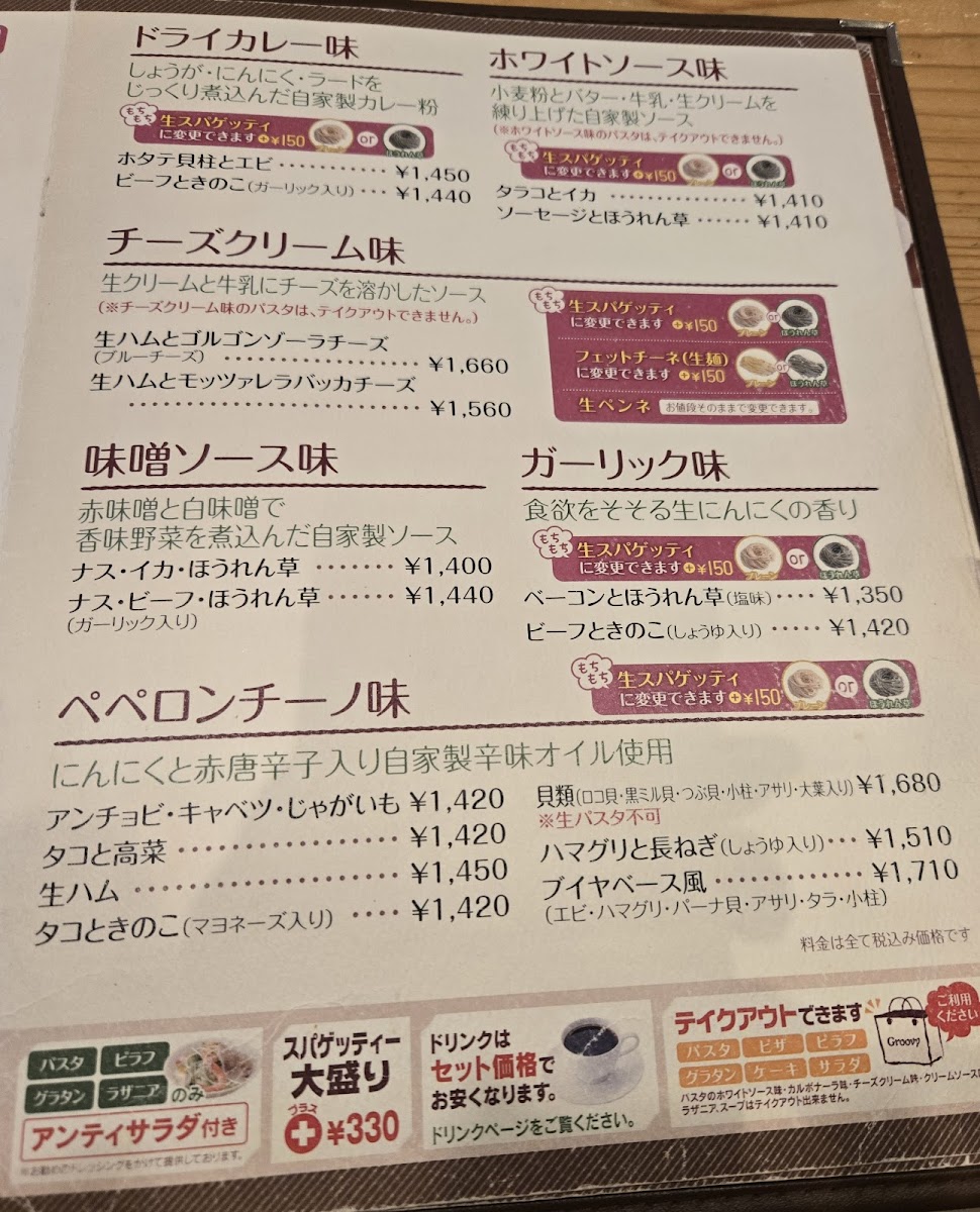 Menu Groovy Moriya Branch-2