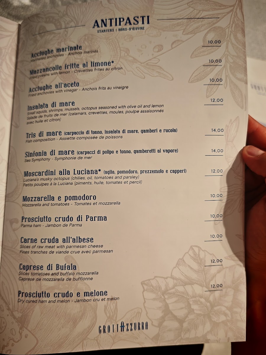 Menu Grotta Azzurra-2
