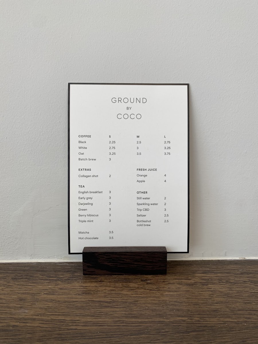 Menu Ground By Coco-2