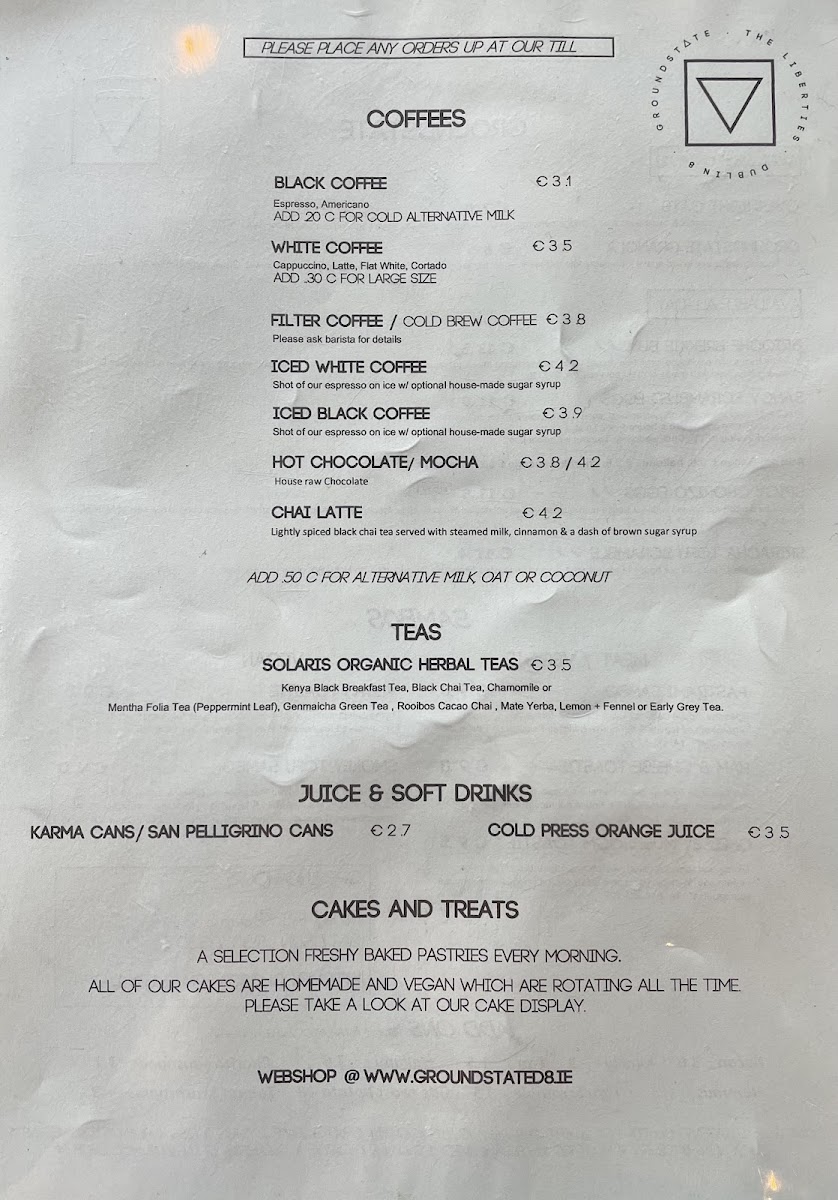 Menu Groundstate Coffee-7