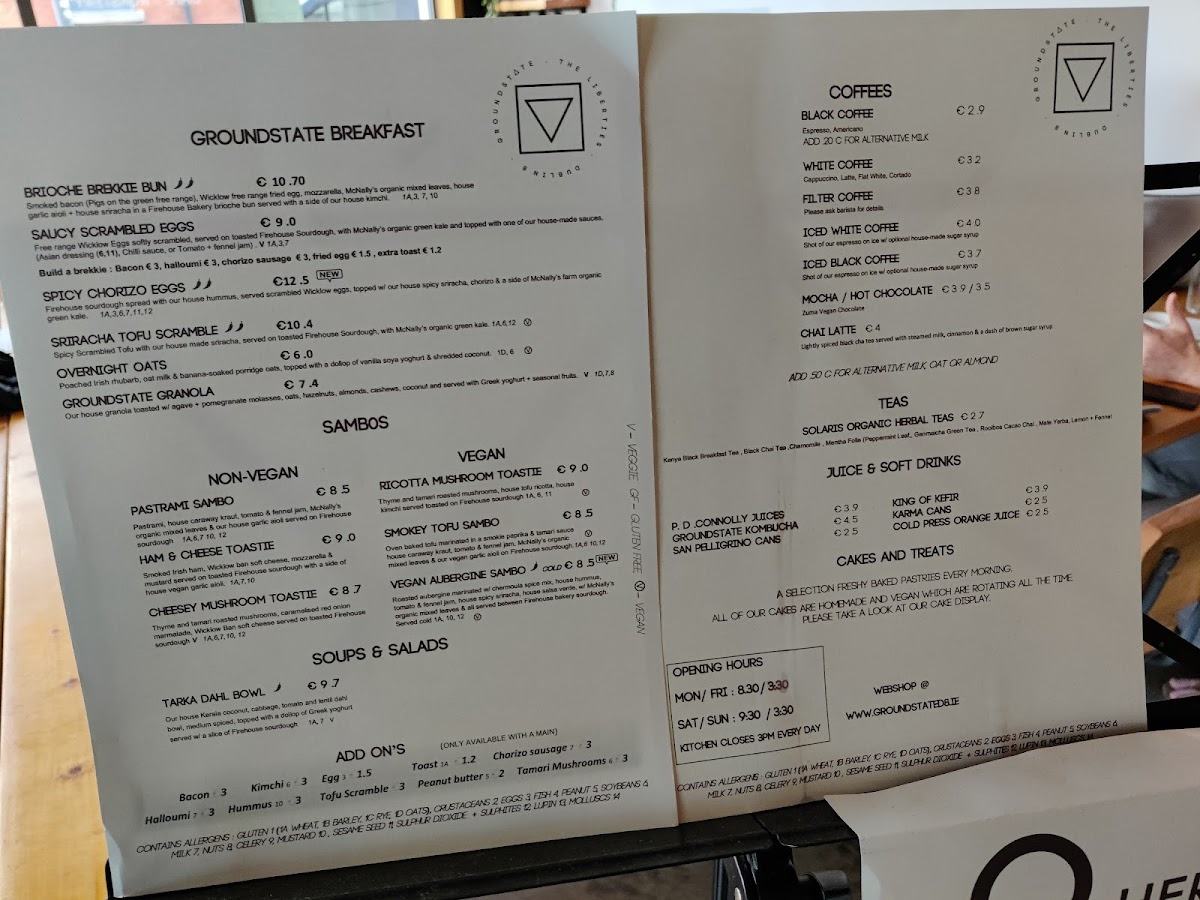 Menu Groundstate Coffee-8