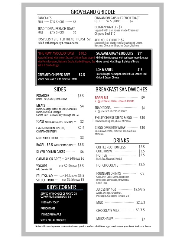 Menu Groveland Grill-2