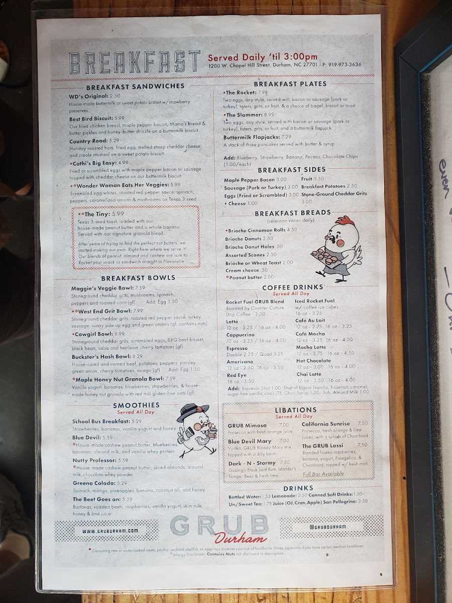Menu Grub Durham-2
