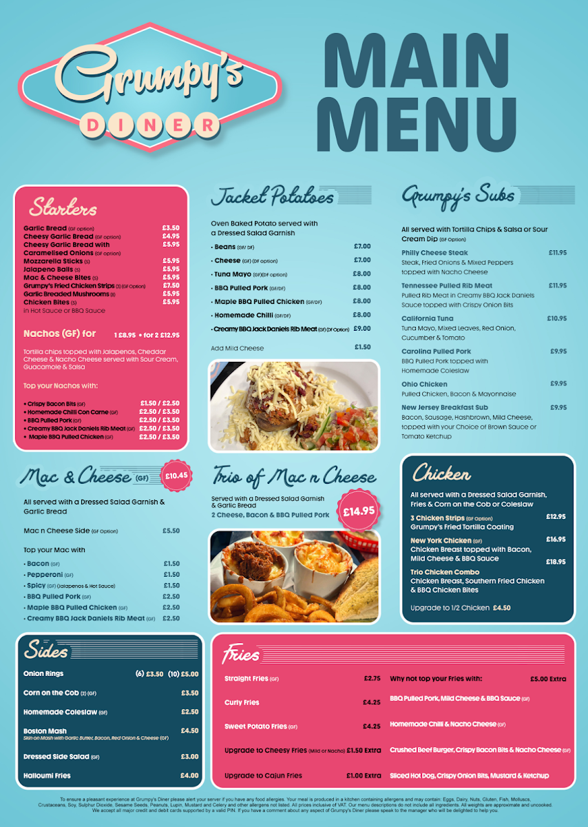 Menu Grumpy's Diner-3