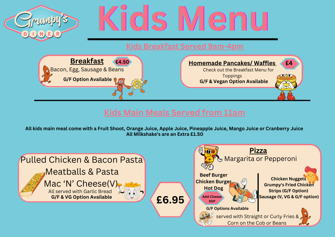 Menu Grumpy's Diner-5