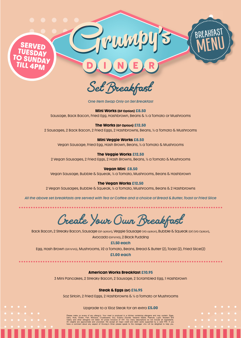 Menu Grumpy's Diner-6