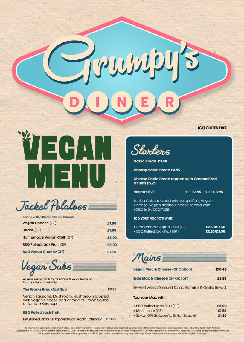 Menu Grumpy's Diner-7