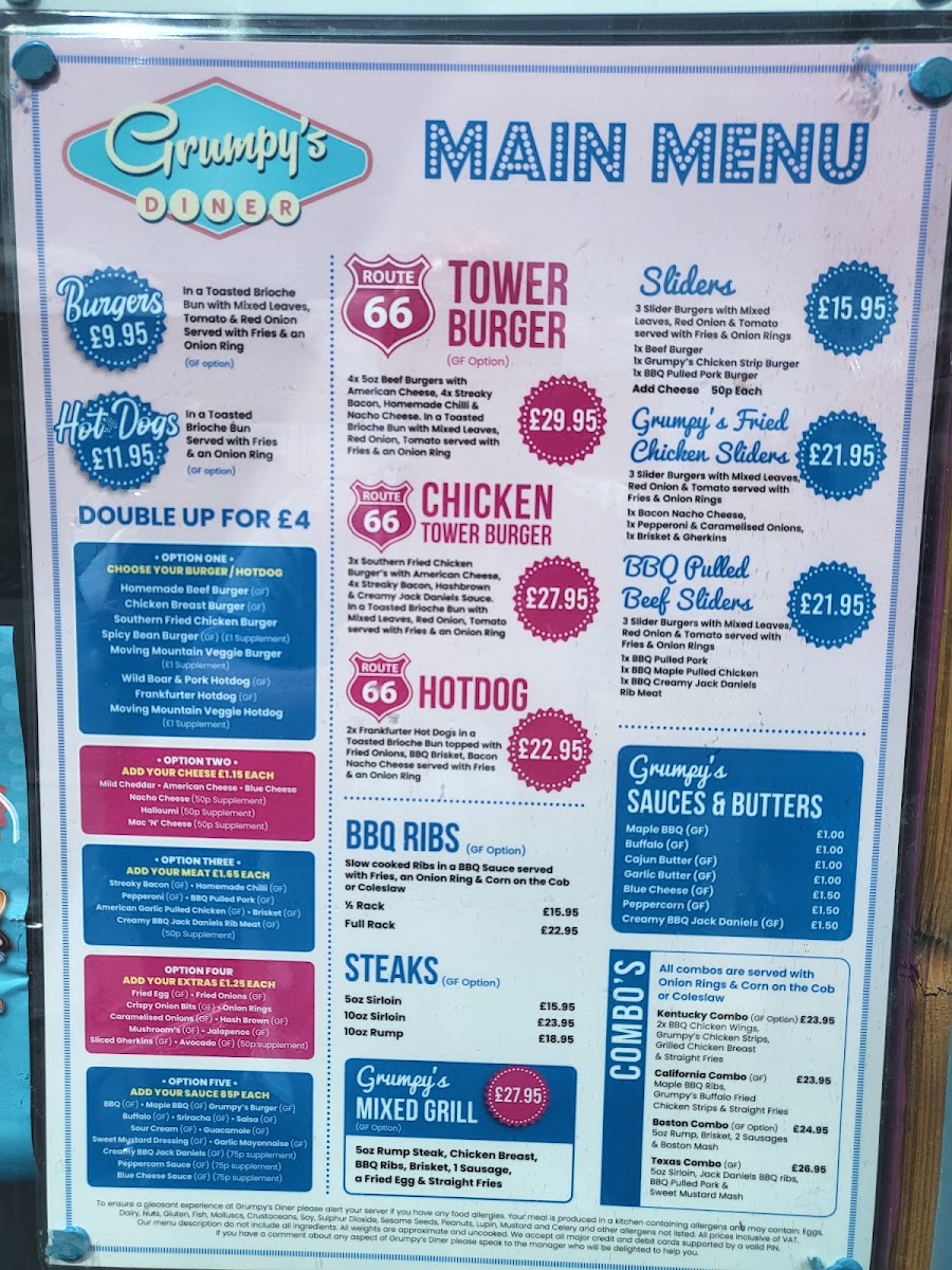 Menu Grumpy's Diner-9