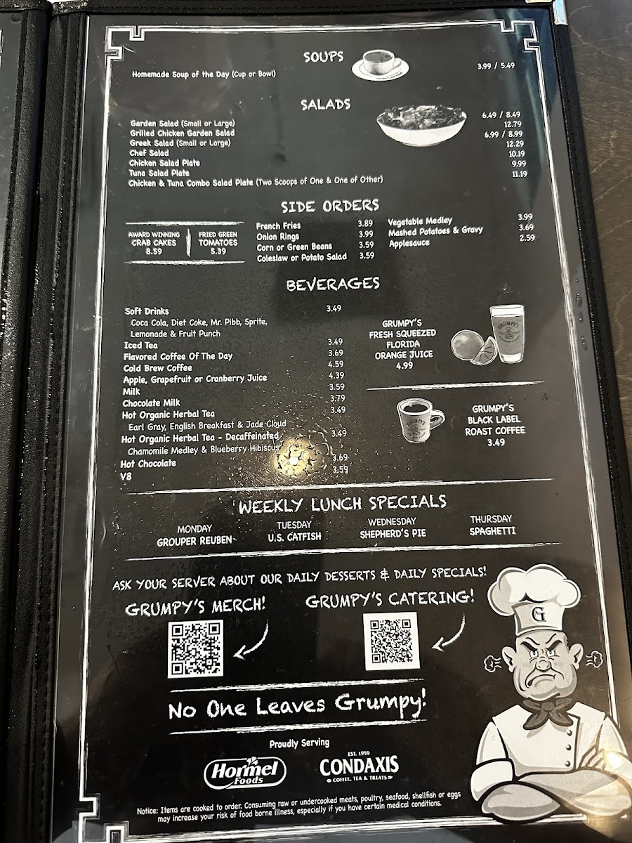 Menu Grumpy's Restaurant-5