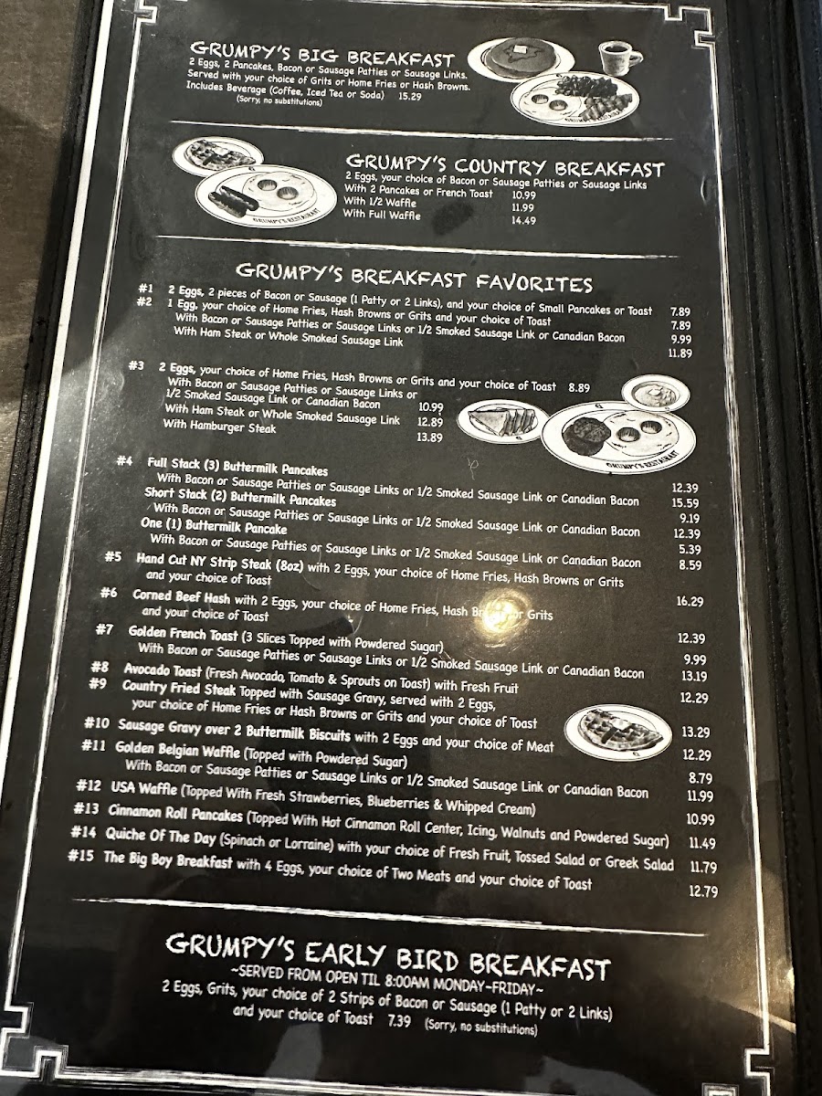 Menu Grumpy's Restaurant-7