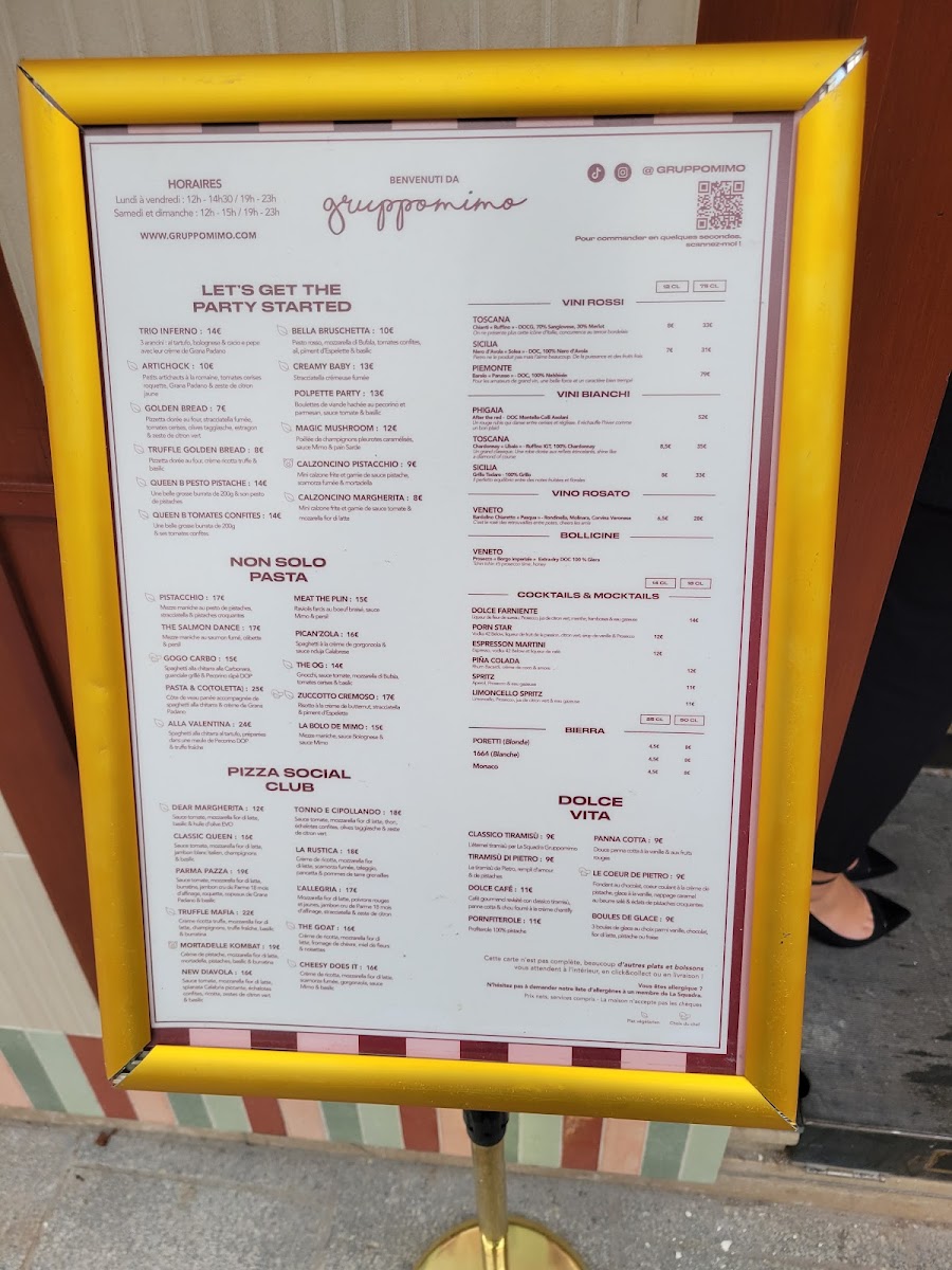 Menu Gruppomimo - Neuilly Sur Seine-10