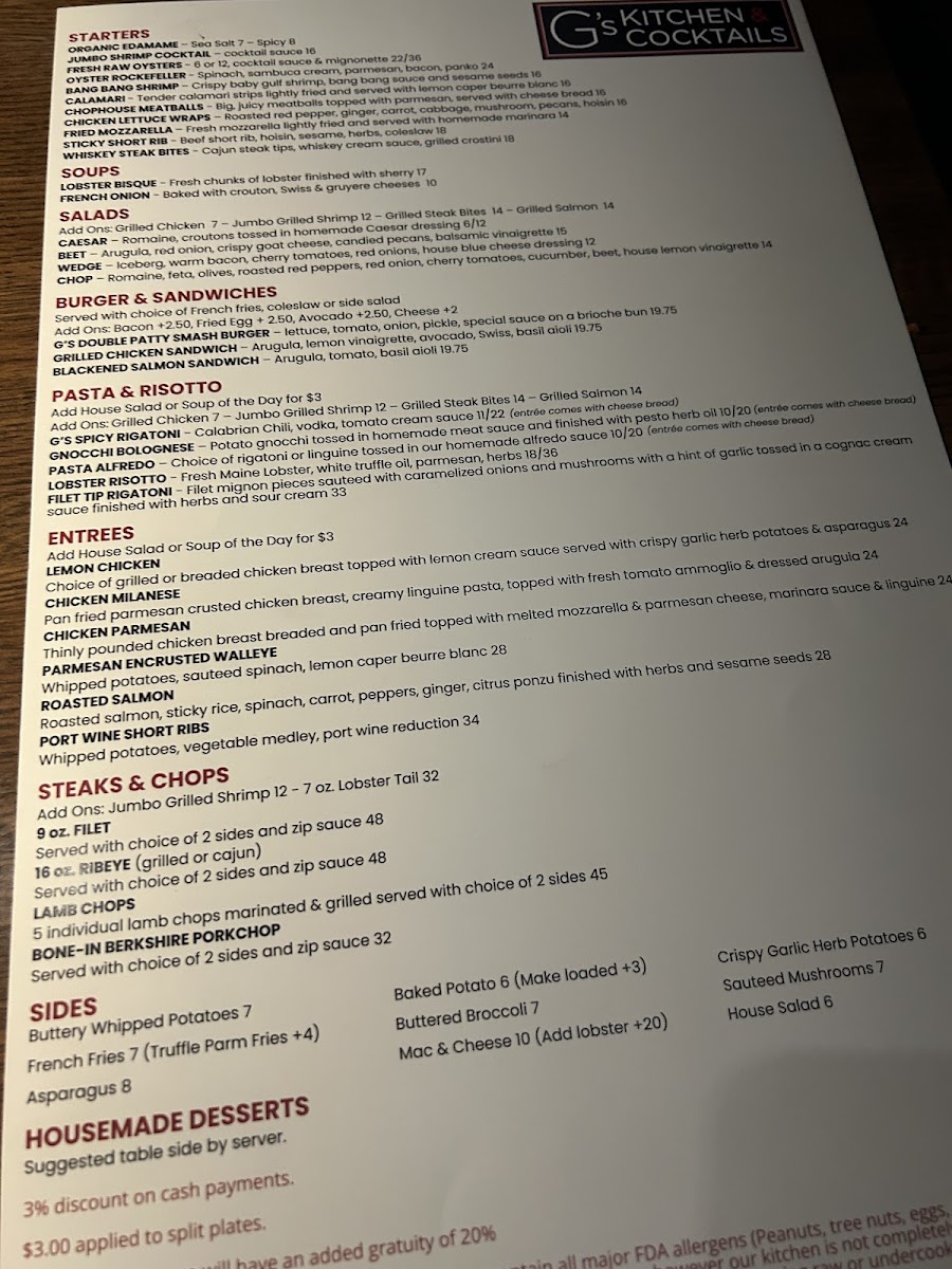 Menu G's Kitchen & Cocktails-2