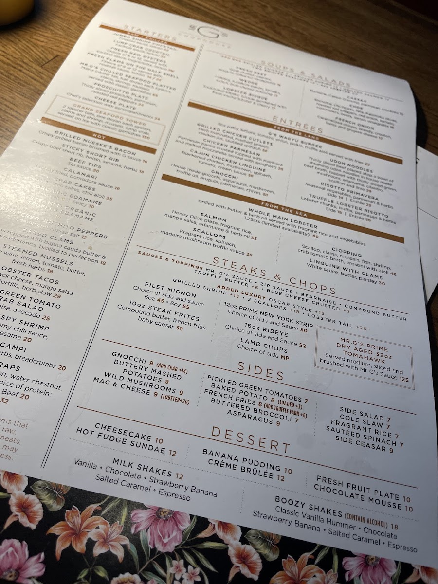 Menu G's Kitchen & Cocktails-3
