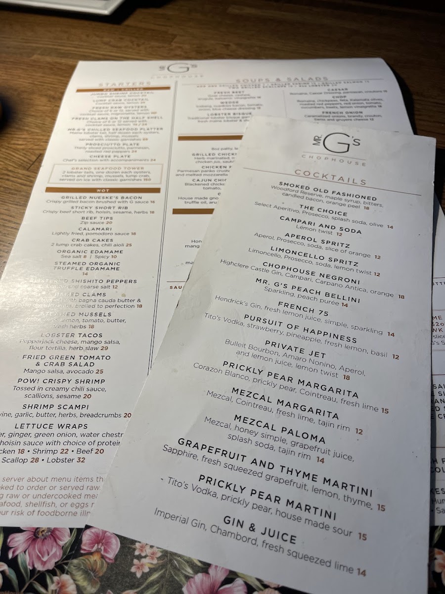 Menu G's Kitchen & Cocktails-4