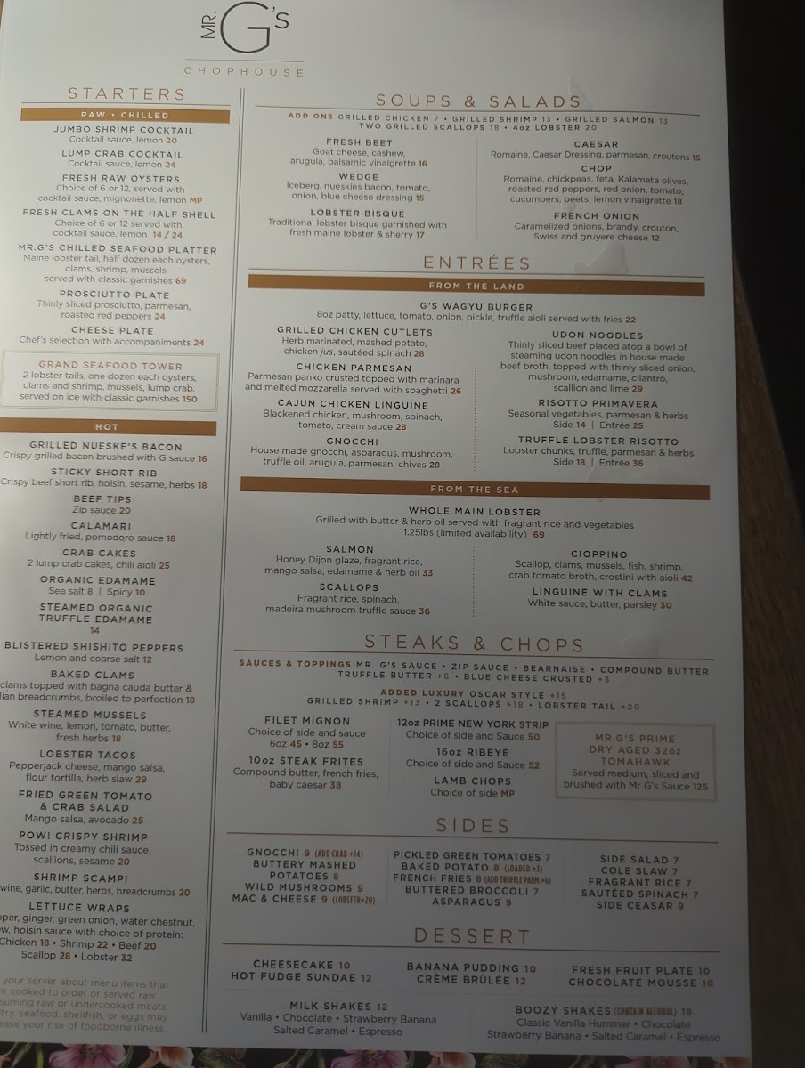 Menu G's Kitchen & Cocktails-5