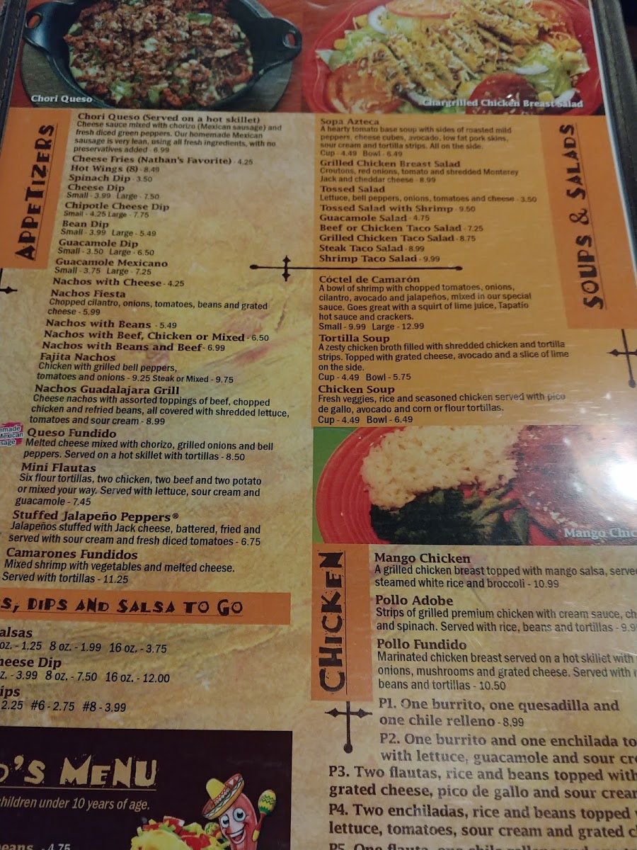 Menu Guadalajara Grill-8