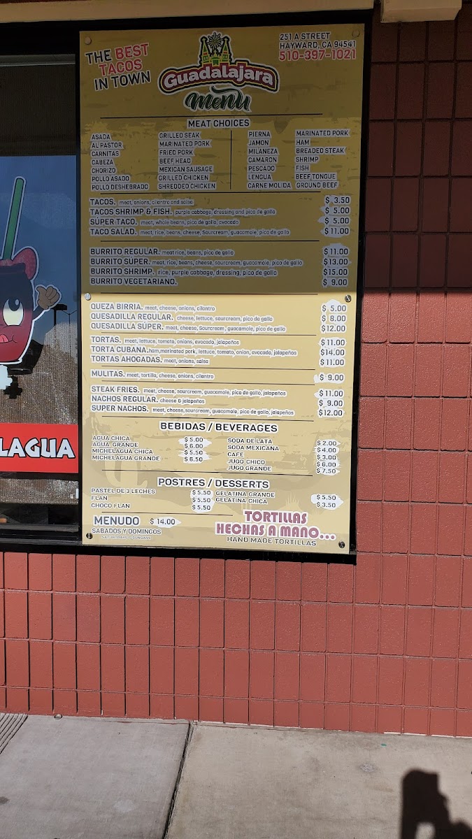 Menu Guadalajara Tacos-5