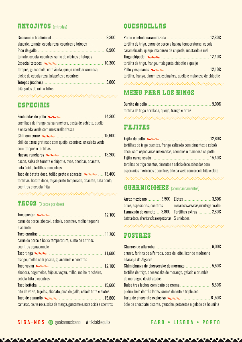 Menu Guaka-3