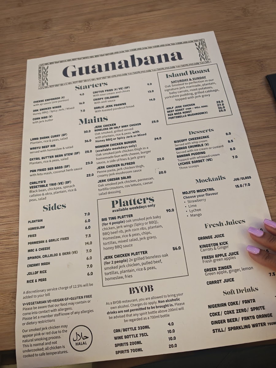 Menu Guanabana Restaurant-4