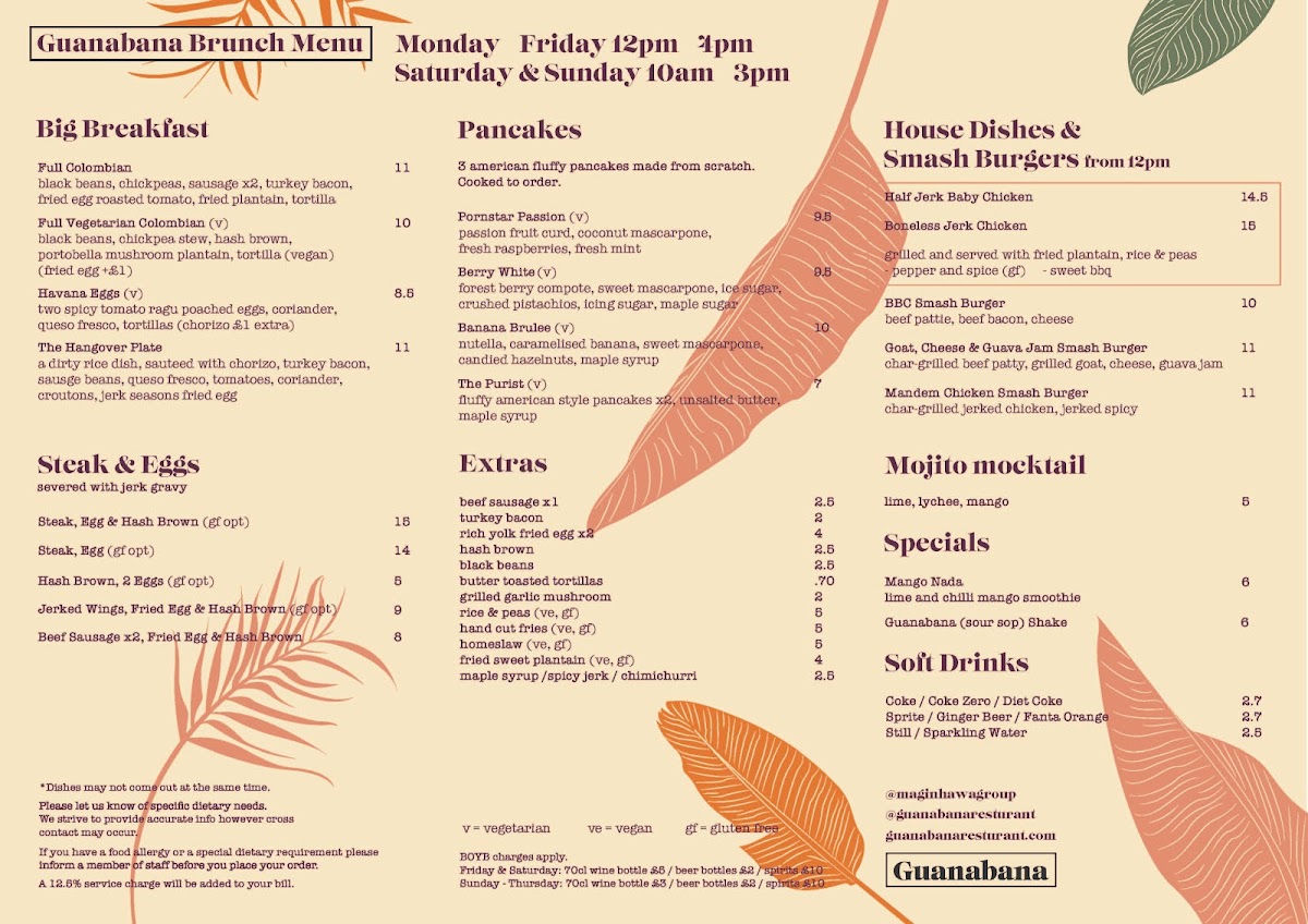 Menu Guanabana Restaurant-5