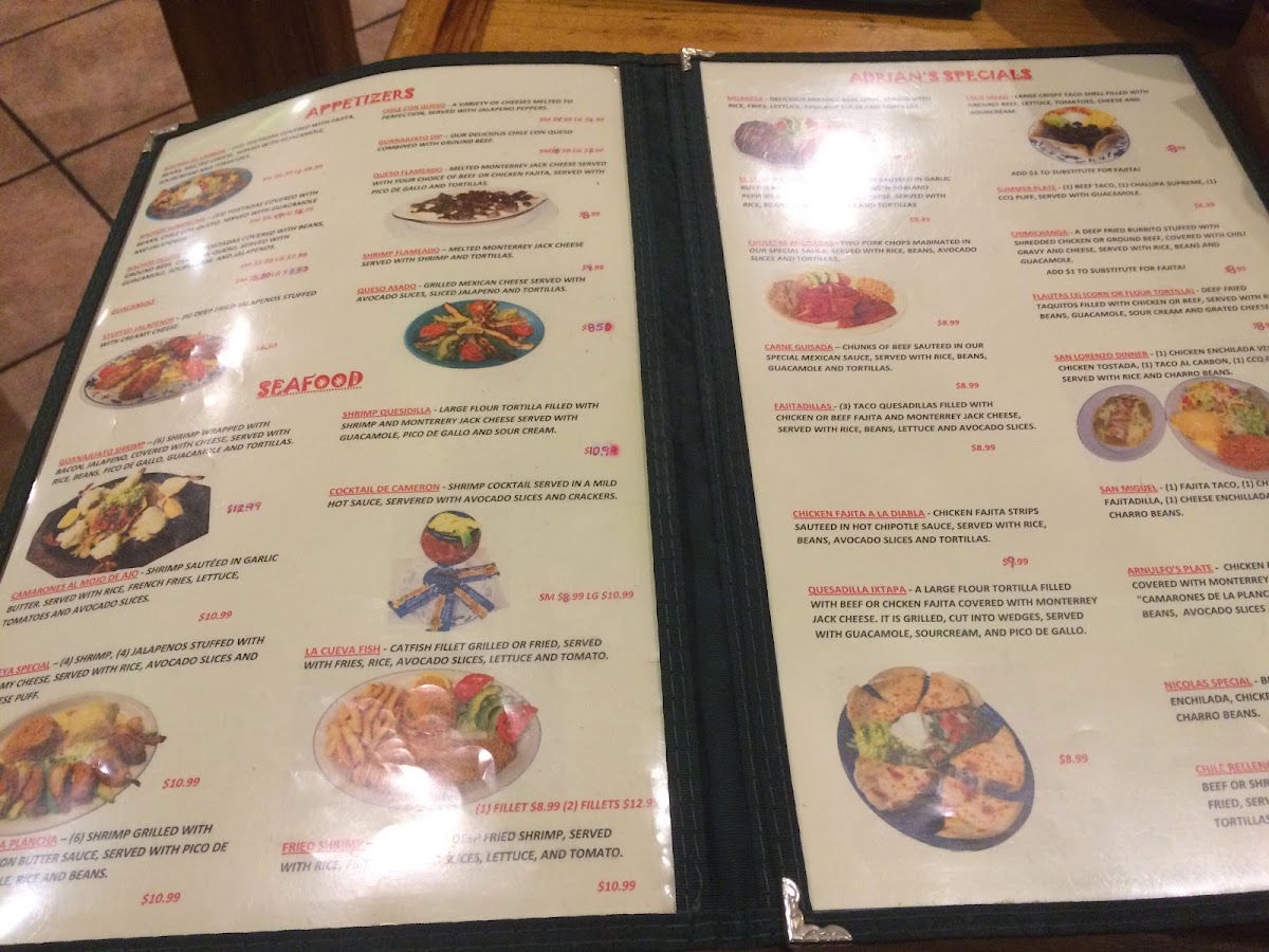 Menu Guanajuato Mexican Restaurant-1