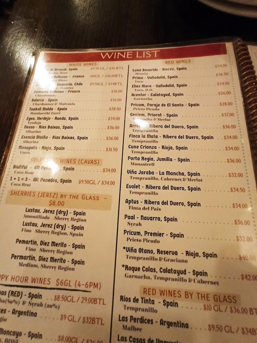 Menu Guardado's Restaurant-6