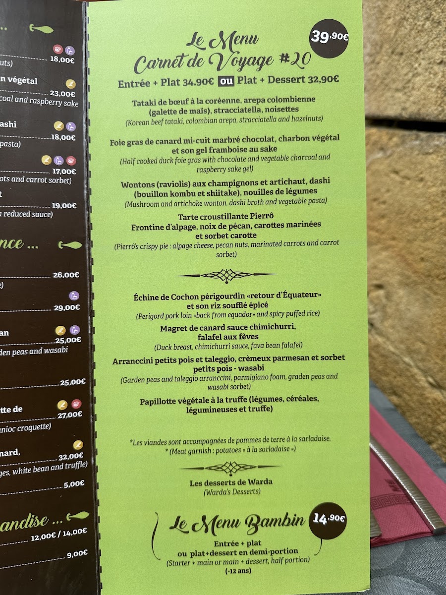 Menu Gueule & Gosier Restaurant-5