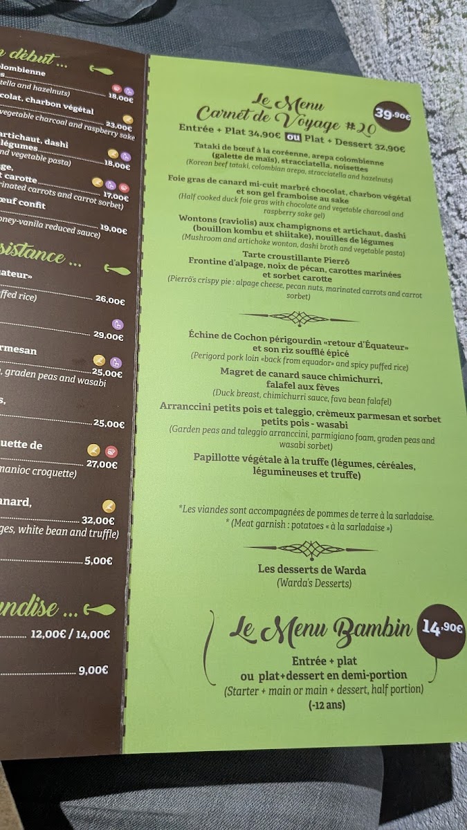 Menu Gueule & Gosier Restaurant-6