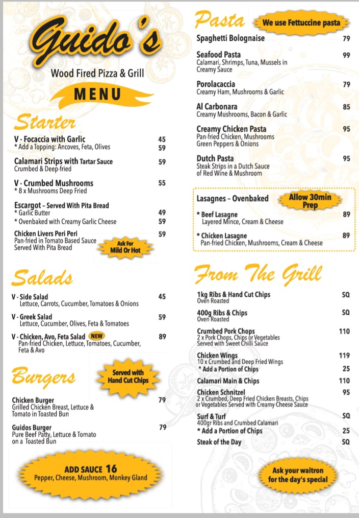 Menu Guidos Kraggakamma Family Restaurant-10