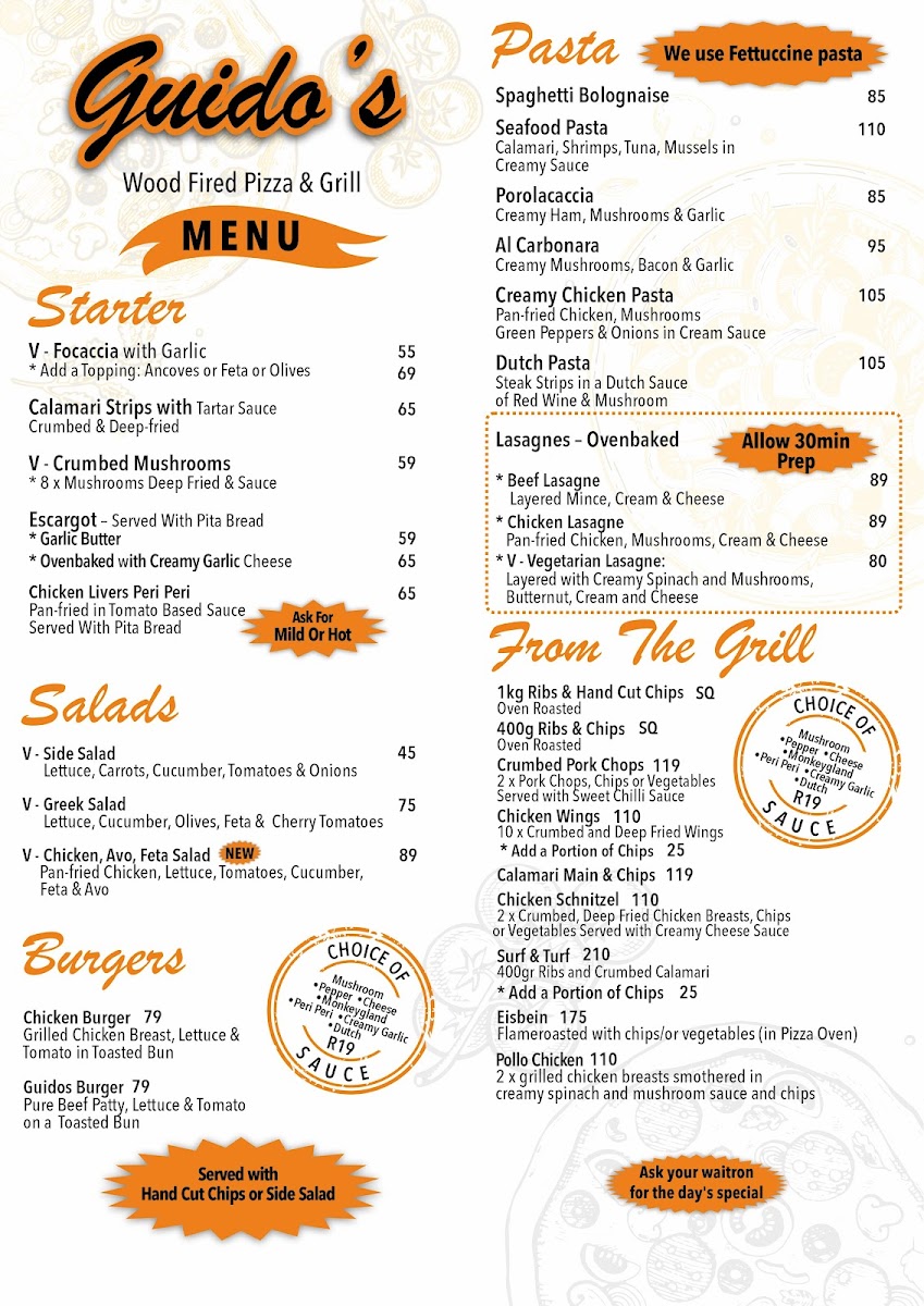 Menu Guidos Kraggakamma Family Restaurant-4