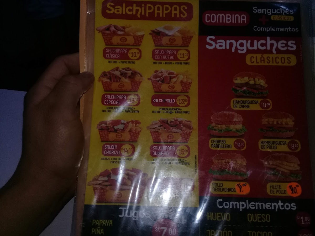 Menu Guilligan Burger.-5