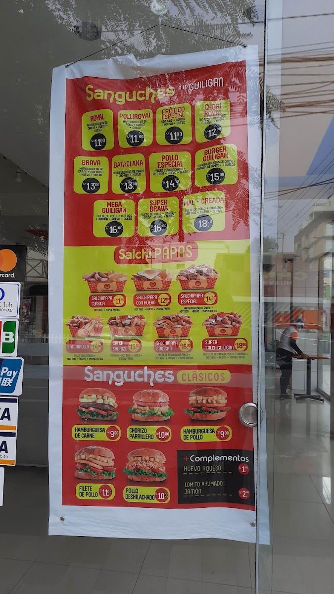 Menu Guilligan Burger.-7